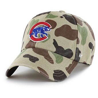Men's Carhartt x '47 Camo Chicago Cubs Duck Clean Up Adjustable Hat