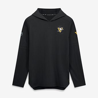 Men's Fanatics Black Pittsburgh Penguins Authentic Pro Train Lightweight Hoodie