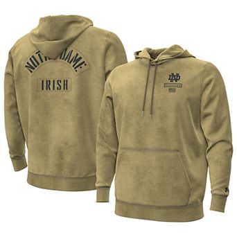 Men's Under Armour Tan Notre Dame Fighting Irish 2026 Freedom Collection Hoodie