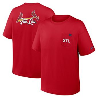 Men's Nike Red St. Louis Cardinals City Connect Max90 Pocket T-Shirt