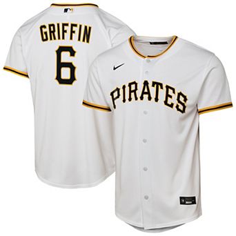 Youth Nike Konnor Griffin White Pittsburgh Pirates Home Replica Jersey