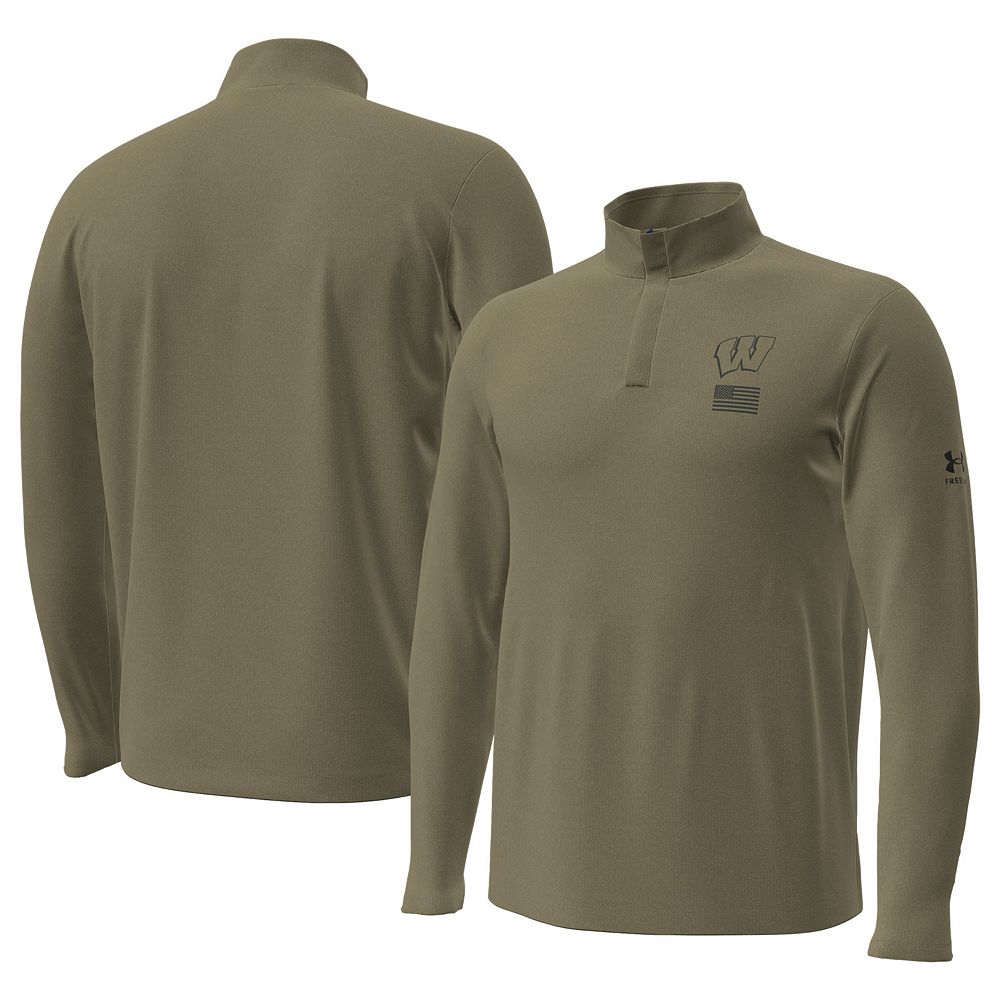 Men's Under Armour Tan Wisconsin Badgers 2026 Freedom Collection Motion ...
