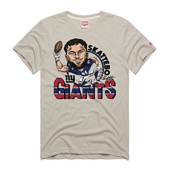Unisex Homage Cam Skattebo Stone New York Giants Caricature Player Graphic Tri-Blend T-Shirt