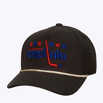 Men's Mitchell & Ness Charcoal Washington Capitals Heritage Hues Pro Crown Snapback Hat