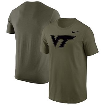 Men's Nike Olive Virginia Tech Hokies Military T-Shirt