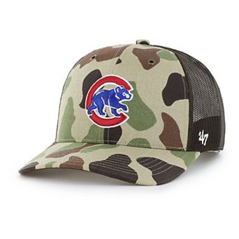 Men's Carhartt x '47 Camo Chicago Cubs Duck Adjustable Trucker Hat