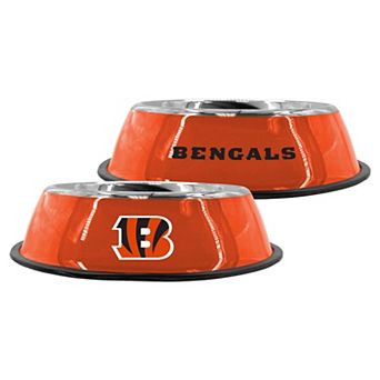 "The Memory Company Cincinnati Bengals 9"" Stainless Steel Pet Bowl"