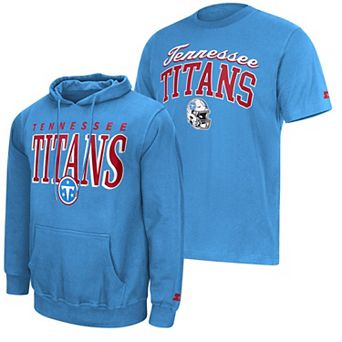 Men's Starter Light Blue Tennessee Titans Logo T-Shirt & Hoodie Set