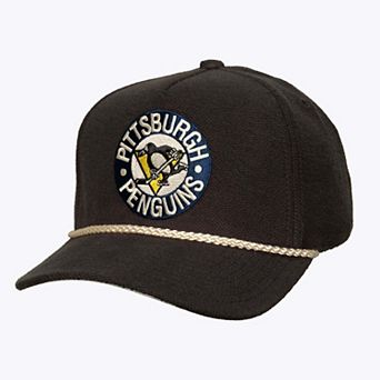 Men's Mitchell & Ness Charcoal Pittsburgh Penguins Heritage Hues Pro Crown Snapback Hat
