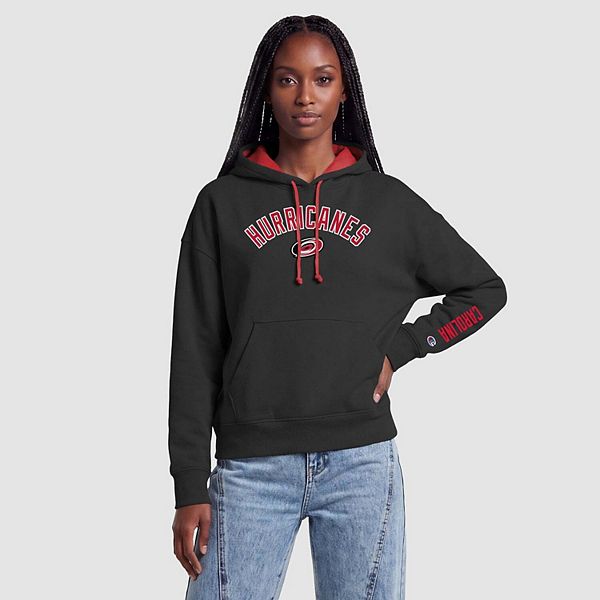 Women's Champion Carolina Hurricanes Black Hoodie