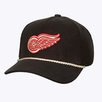 Men's Mitchell & Ness Charcoal Detroit Red Wings Heritage Hues Pro Crown Snapback Hat