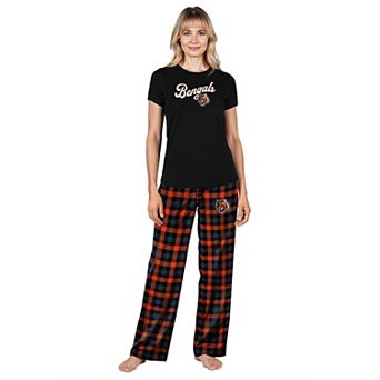 Women's Concepts Sport Black Cincinnati Bengals Highland Sleep Set