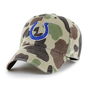 Men's Carhartt x '47 Duck Camo Indianapolis Colts Clean Up Adjustable Hat