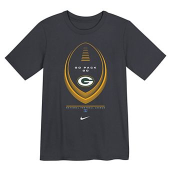 Preschool Nike Black Green Bay Packers Legend Icon T-Shirt