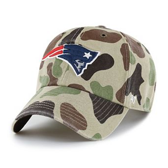 Men's Carhartt x '47 Duck Camo New England Patriots Clean Up Adjustable Hat