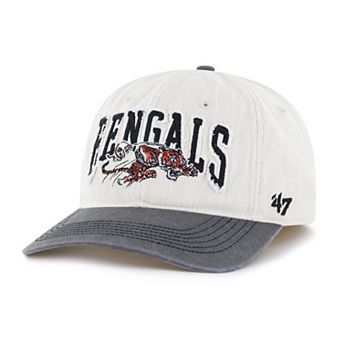 Men's '47 Natural Cincinnati Bengals Throwback Groton Franchise Fitted Hat