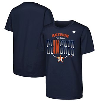 Youth Fanatics Navy Houston Astros 2026 MLB Postseason Locker Room T-Shirt