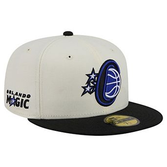 Men's New Era Cream/Black Orlando Magic Deceptor 59FIFTY Fitted Hat