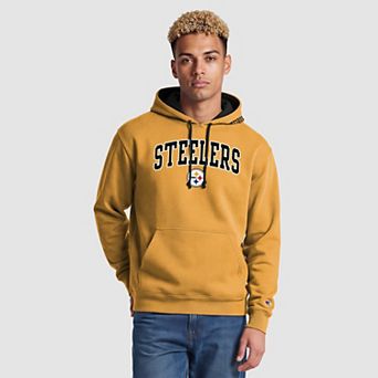 Men's Champion Gold/Black Pittsburgh Steelers Contrast Hoodie
