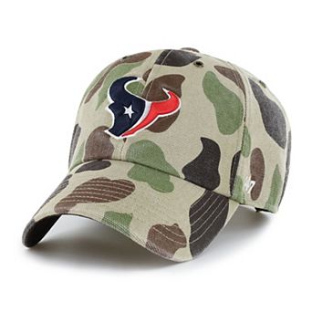 Men's Carhartt x '47 Duck Camo Houston Texans Clean Up Adjustable Hat