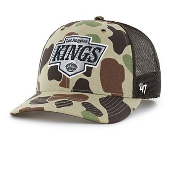 Men's Carhartt x '47 Duck Camo Los Angeles Kings Adjustable Trucker Hat