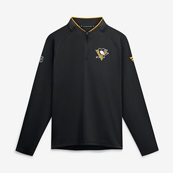 Men's Fanatics Black Pittsburgh Penguins Authentic Pro Rink Lightweight Quarter-Zip Pullover