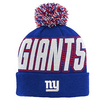 Preschool Outerstuff Royal New York Giants Cuffed Knit Hat with Pom