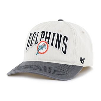 Men's '47 Natural Miami Dolphins Throwback Groton Franchise Fitted Hat