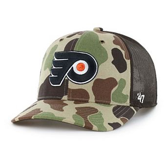 Men's Carhartt x '47 Duck Camo Philadelphia Flyers Adjustable Trucker Hat