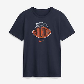 Men's Nike Navy Chicago Bears Rivalries Collection Play Clock T-Shirt