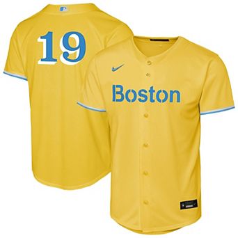Youth Nike Roman Anthony Gold Boston Red Sox Alternate Stadium Jersey