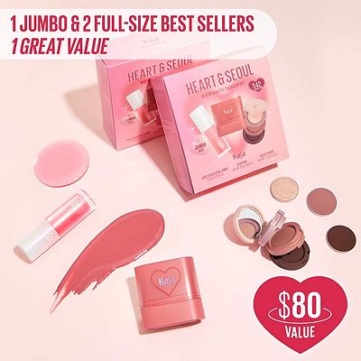 Kaja Heart & Seoul Eye, Cheek and Lip Set
