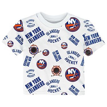 Infant Outerstuff White New York Islanders Run Down T-Shirt