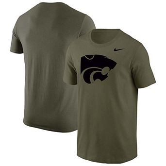 Men's Nike Olive Kansas State Wildcats Military T-Shirt