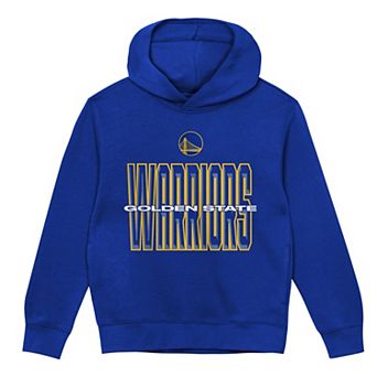 Preschool Outerstuff Royal Golden State Warriors Field General Fleece Hoodie