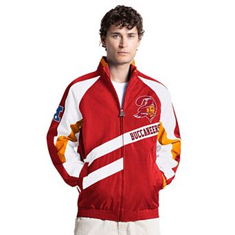 Men's Starter Red Tampa Bay Buccaneers Tip Off Retro Full-Zip Jacket