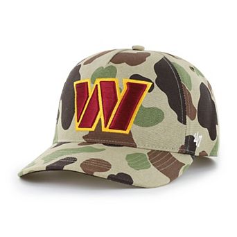 Men's Carhartt x '47 Duck Camo Washington Commanders Hitch Adjustable Hat