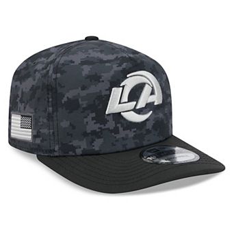 Men's New Era Black Los Angeles Rams 2026 Salute To Service 19TWENTY Adjustable Hat