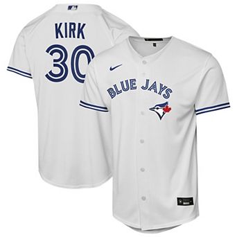 Youth Nike Alejandro Kirk White Toronto Blue Jays Home Replica Jersey