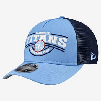 Men's New Era Light Blue Tennessee Titans 9FORTY A-Frame Adjustable Hat
