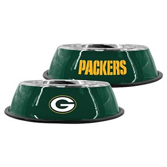 "The Memory Company Green Bay Packers 9"" Stainless Steel Pet Bowl"