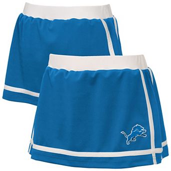 Girls Youth WEAR by Erin Andrews Blue Detroit Lions Special Teams Striped Skort