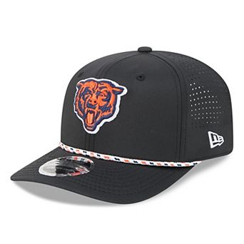 Men's New Era Black Chicago Bears Bear Head Logo 9SEVENTY Adjustable Hat