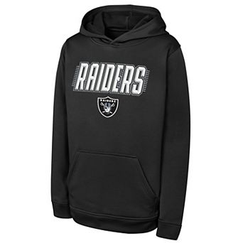 Youth Outerstuff Black Las Vegas Raiders Sack Party Performance Hoodie