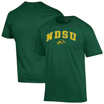 Men's Champion Green NDSU Bison Arch Logo T-Shirt