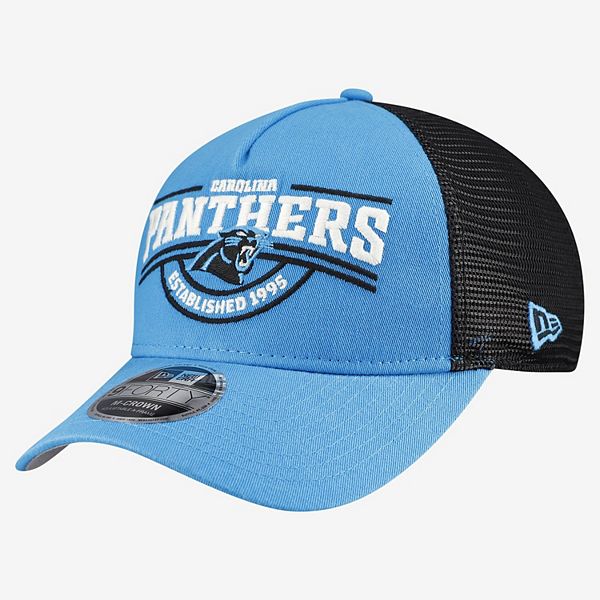 Men's New Era Blue Carolina Panthers 9FORTY A-Frame Adjustable Hat