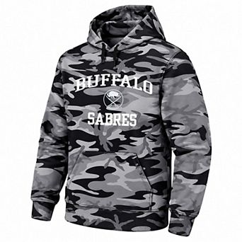 Men's Fanatics Black Buffalo Sabres Big & Tall Camo Fleece Hoodie