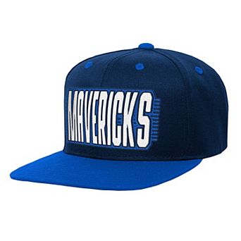 Youth Outerstuff Blue Dallas Mavericks Snapback Hat