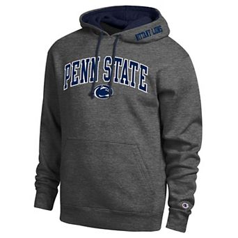 Men's Champion Charcoal Penn State Nittany Lions Arch Tackle Twill Hoodie