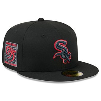 Men's New Era Black Chicago White Sox Color Pop 59FIFTY Fitted Hat